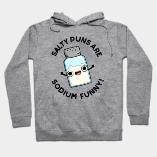 Salty Puns Are Sodium Funny Cute Chemistry Salt Pun Hoodie